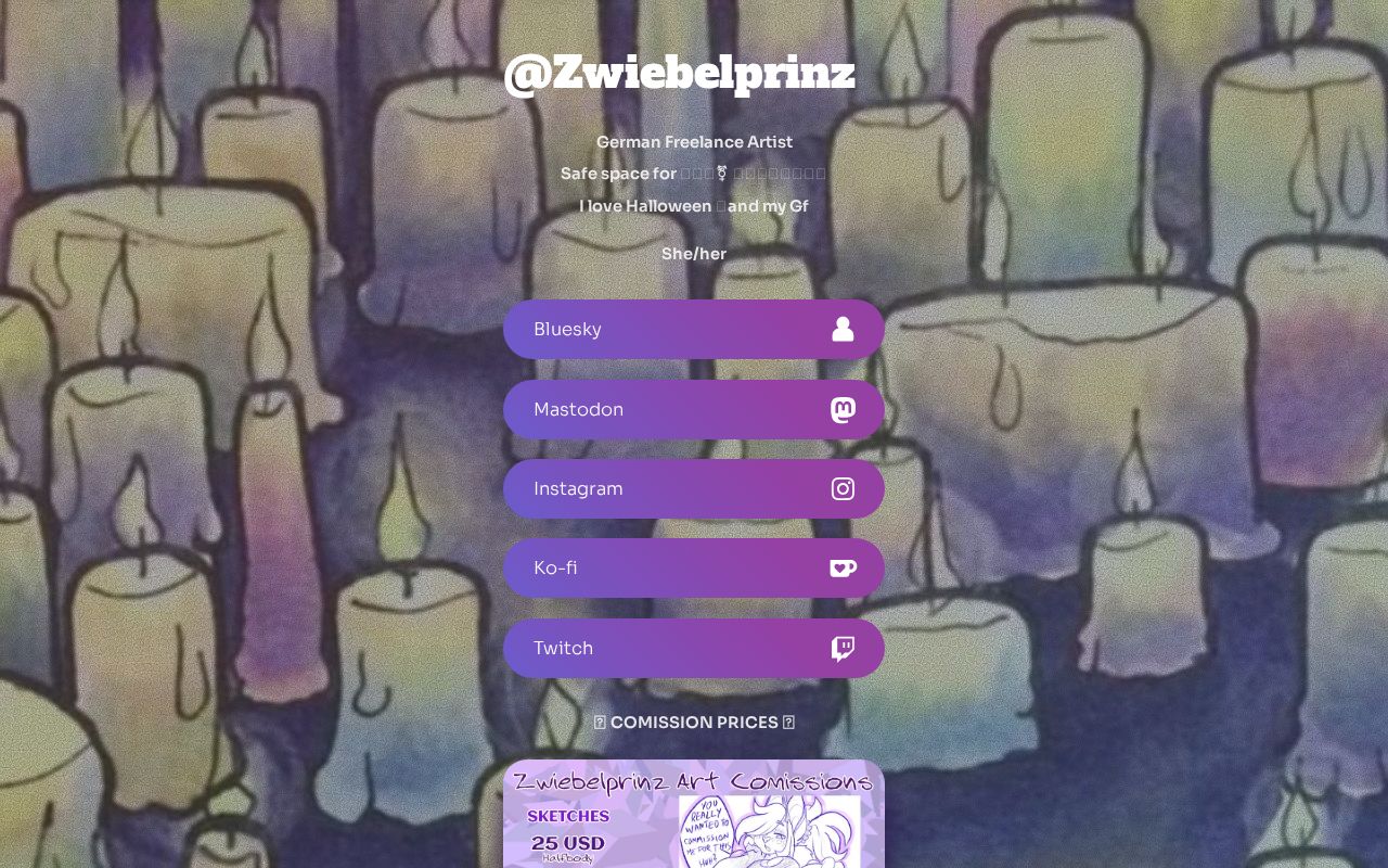 Zwiebelprinz all over the Internet